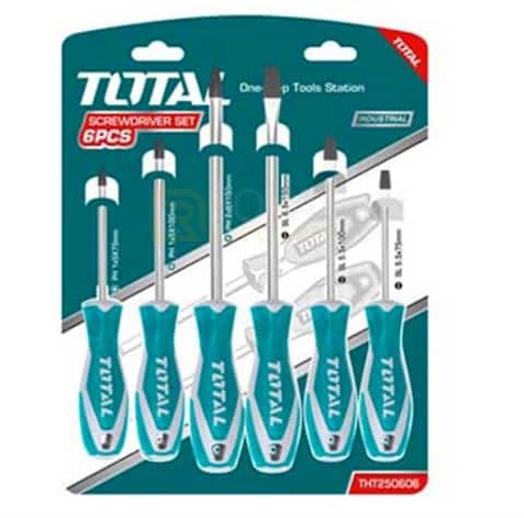 Total 6 Pcs Screwdriver Set